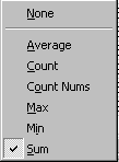 Popup Menu: AutoCalculate choices