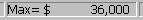 Status bar: Autocalculate - Max