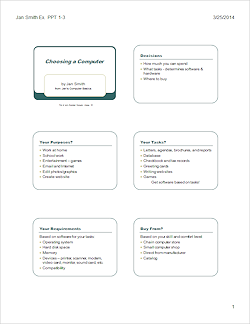 Exercise 1-3: Handout