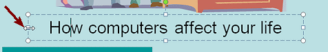 Subtitle Placeholder - drag middle left handle