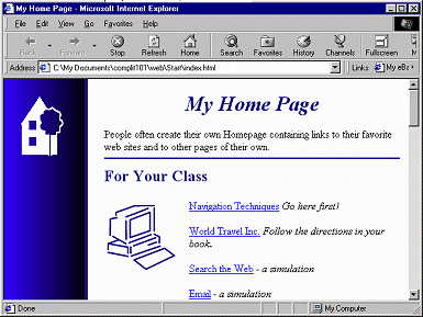 Home page