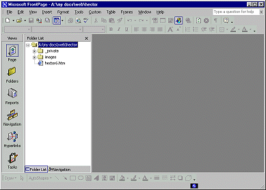 FrontPage with the web hector