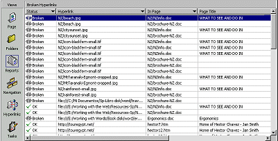 Report: Broken Hyperlinks