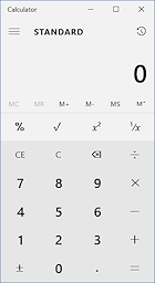 Calculator (Win10)