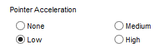 Dialog control: Radio buttons group