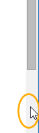 Click in the scroll bar itself, but not on the scroll box.