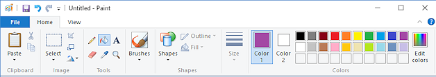 Ribbon for Paint (Win10)