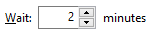 Dialog control: Spin control