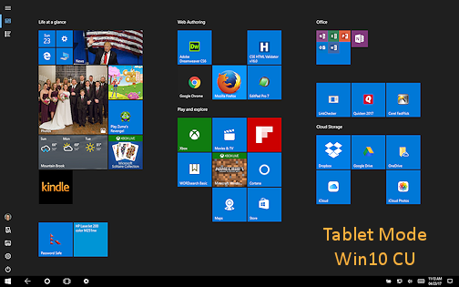 Tablet Mode (Win10CU)