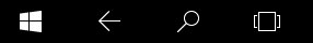 Taskbar left side in Tablet mode (Win10)