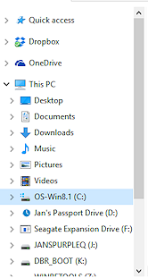 Folder tree (Vista)