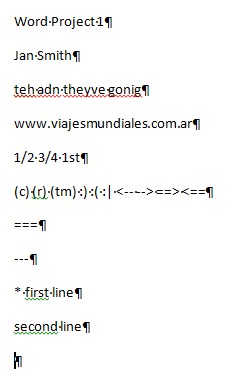 Test to type to demo autocorrection
