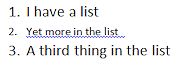 Example: blue wavy underline marks an inconsistency (Word 2010)