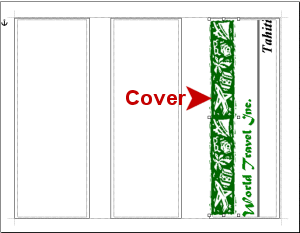 Brochure - after creating cover panel