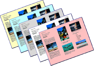 Brochure Page 2 - on colored papers