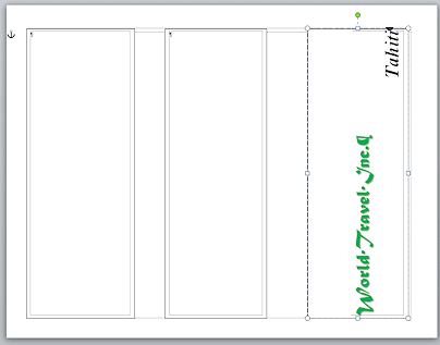 Text in Text Box 3 is formatting and aligned (Word 2010)