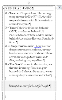 Block quote style applied to paragraph (Wword 2013)