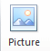 Button: Picture (Word 2010)