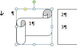 Scroll shape after adjustment 