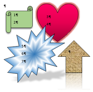 Formatted text boxes (Word 2013)