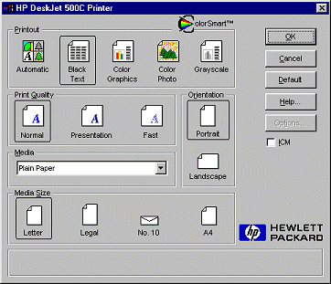 Printer Properties